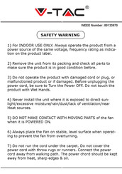 V-TAC VT-5566 Installation Instruction