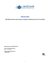 Midian TVS-2V-HS1 Manual