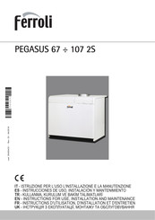 ferolli PEGASUS 2S Series Instructions For Use, Installation And Maintenance