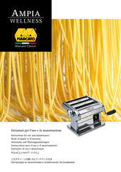 Marcato Ampia Wellness Instructions For Use And Maintenance Manual