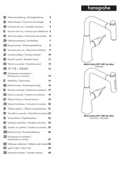 Hans Grohe Metris Select M71 240 1jet sBox 73802 Series Instructions For Use/Assembly Instructions