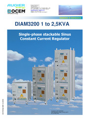 AUGIER Energy OCEM DIAM3200 Series Installation & Maintenance