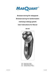 Jula MarQuant 805-040 User Instructions