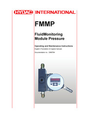 HYDAC International FMMP Operating And Maintenance Instructions Manual
