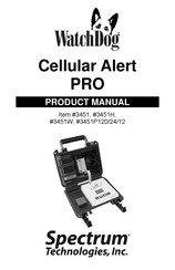 Spectrum Technologies WatchDog Cellular Alert PRO Product Manual