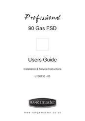 Rangemaster Professional 90 Gas FSD User Manual