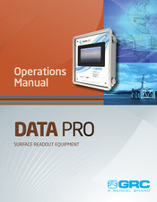 Sercel GRC DATA PRO Operation Manual