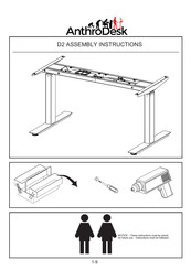 AnthroDesk D2 Assembly Instructions Manual