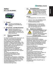 Pepperl+Fuchs KC-LCD-24-24VDC Manual