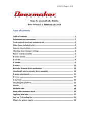 Deezmaker Bukito Assembly Manual