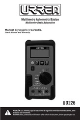 Urrea UD226 User Manual And Warranty