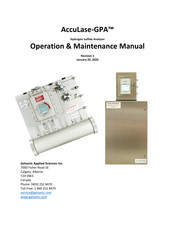 Galvanic Applied Sciences AccuLase-GPA Series Operation & Maintenance Manual