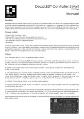 DecaLED Controller 3 Mini Manual