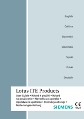 Siemens Lotus ITE User Manual