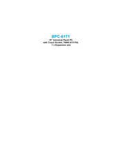 Boser BPC-6171 Manual
