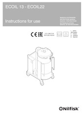Nilfisk-Advance ECO OIL 13 Instruction Manual