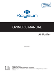 Kaysun KPU 700.1 Owner's Manual