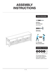 Furniture of America YNJ-1433-5 Assembly Instructions Manual