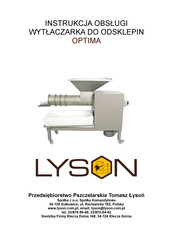 LYSON Optima Manual