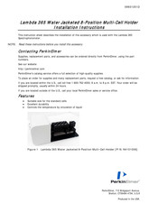 Perkin-Elmer Lambda 365 Installation Instructions Manual