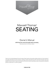 Direct Supply Maxwell Thomas SEATING Owner's Manual