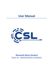 CSL 303455/20181113DG015 User Manual