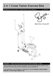 Davina mccall cross top trainer argos