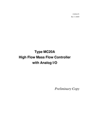 MKS MC20A Manual