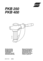 ESAB PKB 400 Instruction Manual