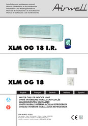 Airwell XLM OG 18 I. R. Installation And Maintenance Manual