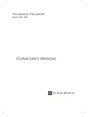 St. Jude Medical 3046 Clinician Manual