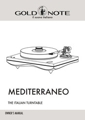 Gold Note MEDITERRANEO Owner's Manual