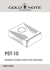 Gold Note PST-10 Owner's Manual