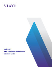 Viavi mA-3011 Operation Manual