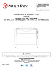 Market Forge Industries UniVerse Plus 40P-STGL-LX Installation & Operation Manual