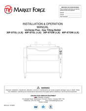 Market Forge Industries UniVerse Plus 40P-STGL Installation & Operation Manual
