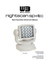 Will Burt Nightscan Spot Operator's Manual