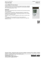 Kieback&Peter RPW301-FTL Product Description
