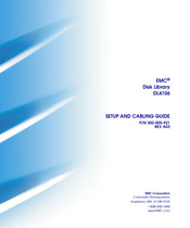 EMC Disk Library DL4106 Setup And Cabling Manual