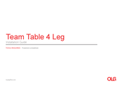 Olg Team Table 4 Leg Installation Manual