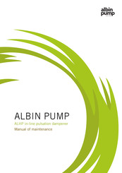 ALBIN PUMP ALHP Series Manual Of Maintenance