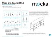 Mocka Olsen Entertainment Unit Assembly Instructions Manual
