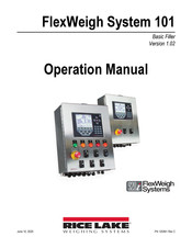 Rice Lake FlexWeigh System 101 Operation Manual