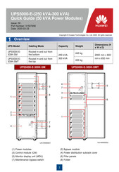 Huawei UPS5000-E300K-SM Quick Manual