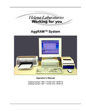 Helena Laboratories AggRAM 1487 Operator's Manual