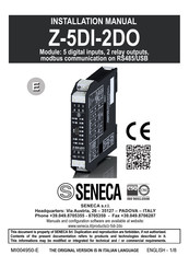 Seneca Z-5DI-2DO Installation Manual
