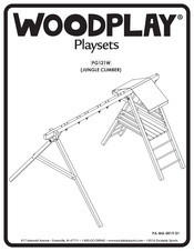 ESCALADE WOODPLAY JUNGLE CLIMBER PG121W Assembly Instructions Manual