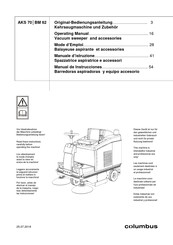 Columbus AKS 70 Operating Manual