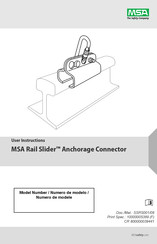 MSA Rail Slider User Instructions