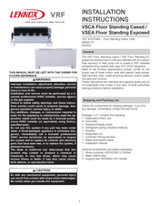 Lennox VSCA Series Installation Instructions Manual